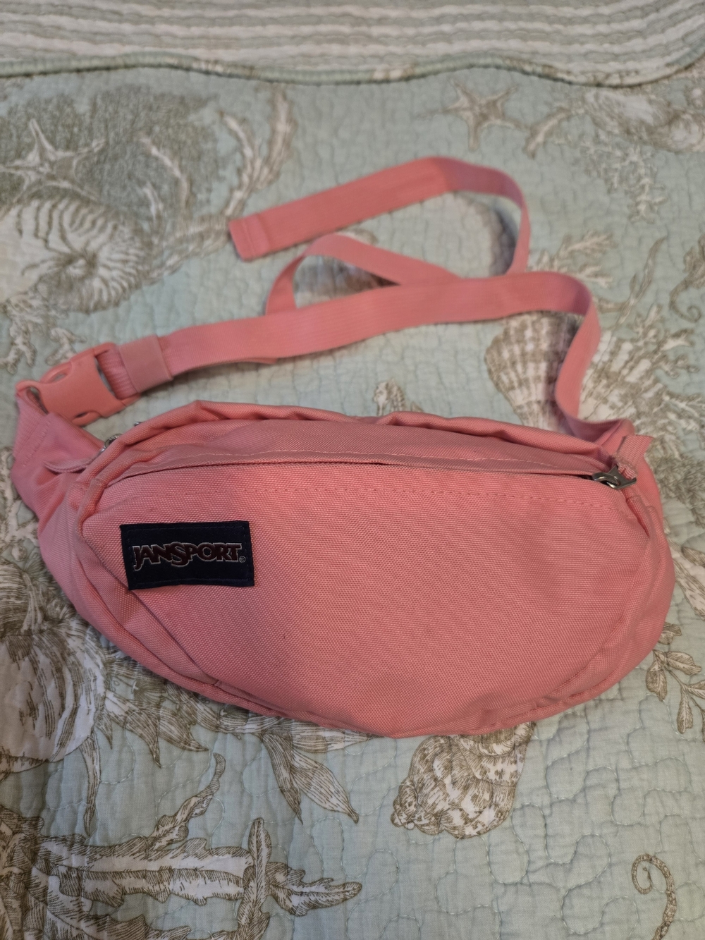 3 For $15 JanSport Pinky Peach Waist Bag - Casual Hands-Free Fanny Pack
